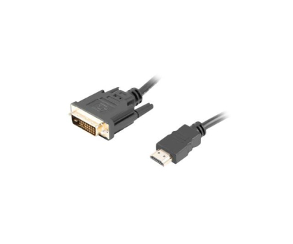 Kabel i złączka Lanberg Kabel HDMI(M) - DVI-D(M)(24+1) 1.8m, 4K/30HZ